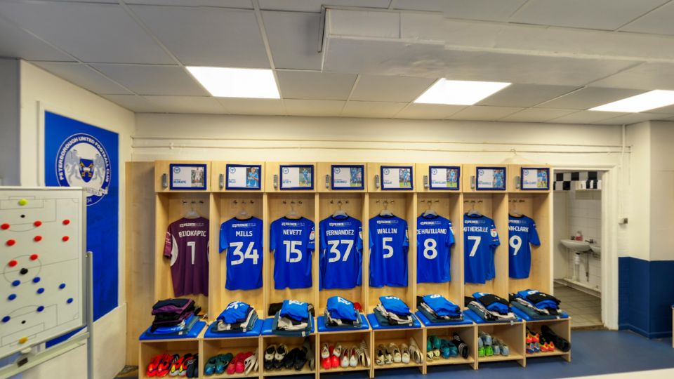 Peterborough United Changing Rooms
