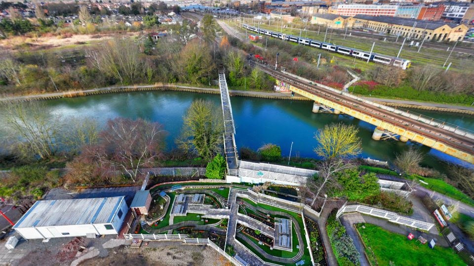 Railworld, a still from the 360° view