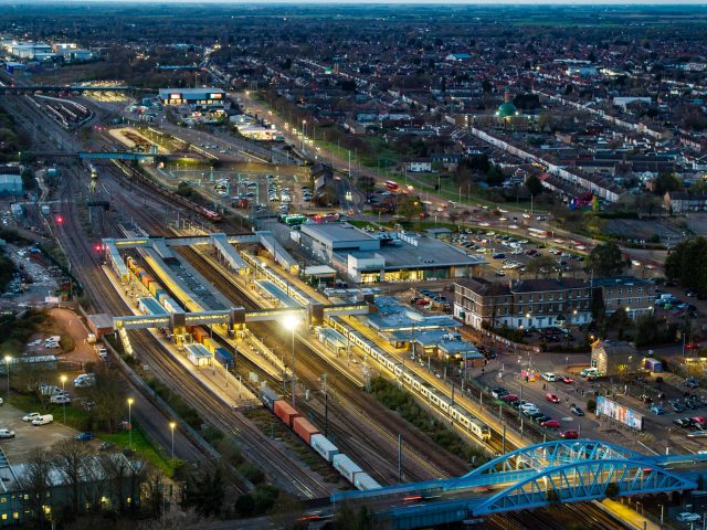 Peterborough City Centre And Railway Station
