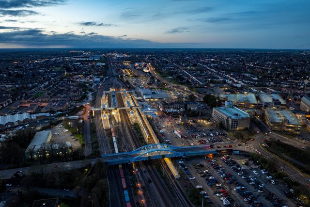 Peterborough City Centre And Railway Station